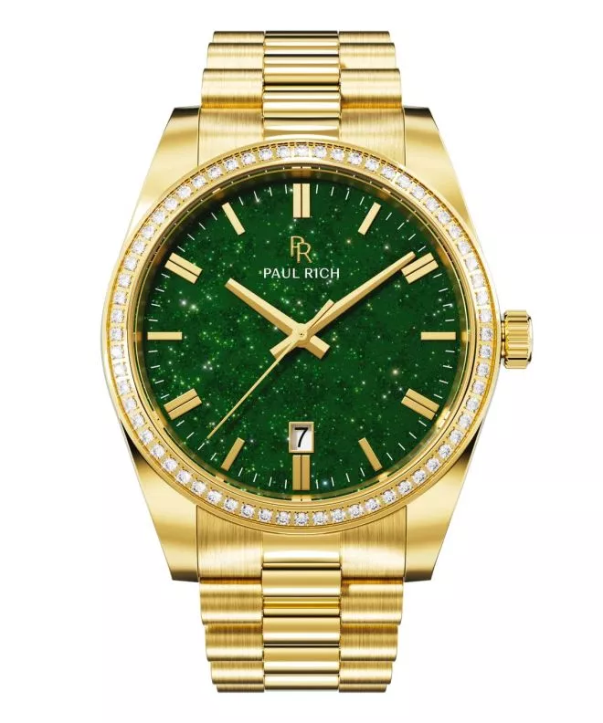 Paul Rich Legacy Aventurine Gold Green watch 783385960793