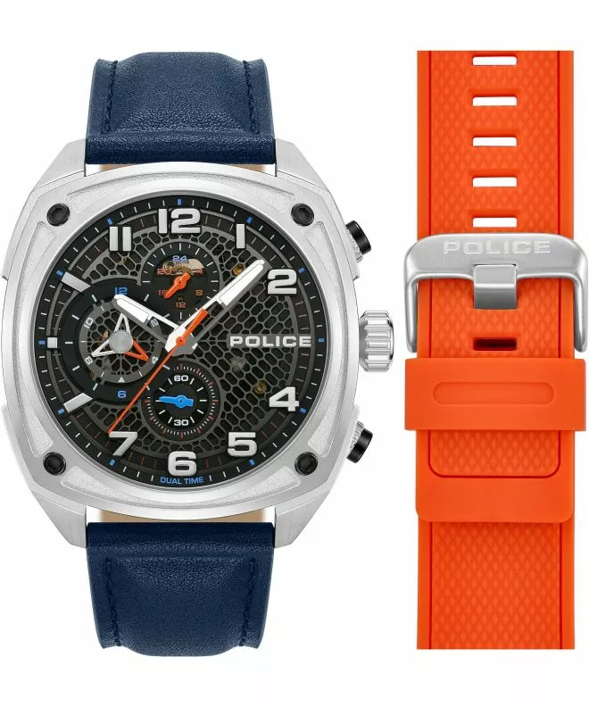 Police Portland Dual Time SET watch PEWGF00814X0