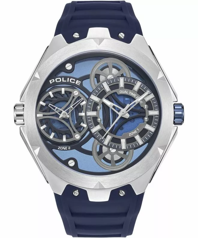 Police Scepter Open Heart Dual Time watch PEWGM0081703