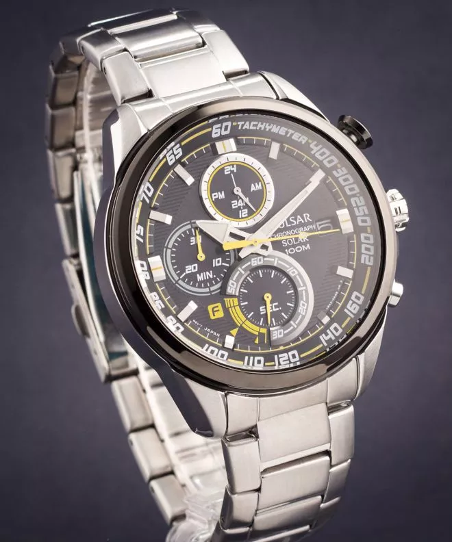 Pulsar Chronograph Solar Men's Watch PZ6003X1