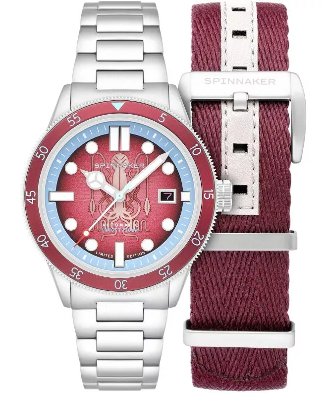 Spinnaker Cahill 300 Calamar Red MSC Limited Edition SET  watch SP-5125-11