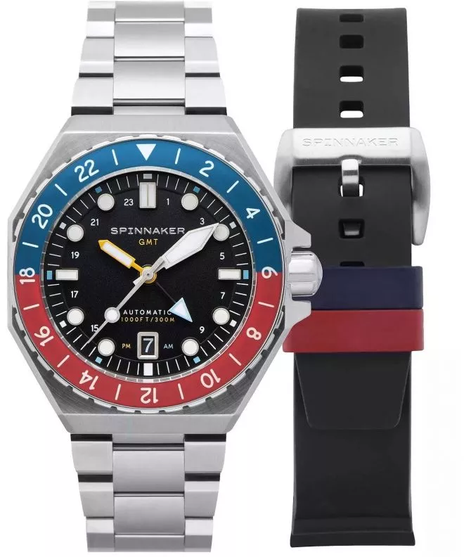 Spinnaker Dumas GMT Automatic Cobalt Crimson Limited Edition watch SP-5119-44