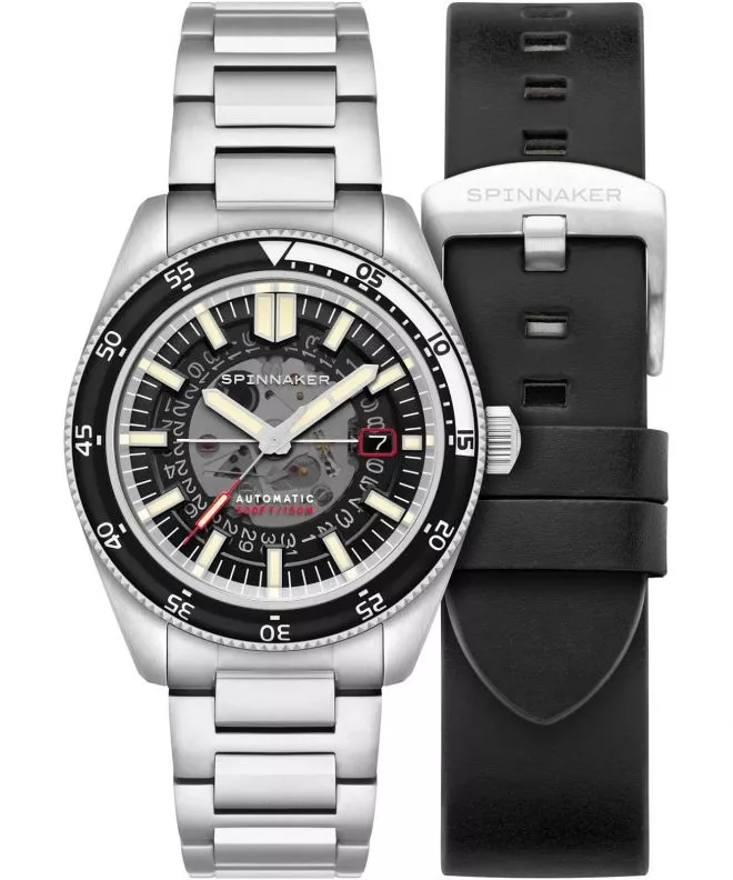 Spinnaker Fleuss Skeleton Automatic Severn Edition SET Wet Suit Black watch SP-5118-11