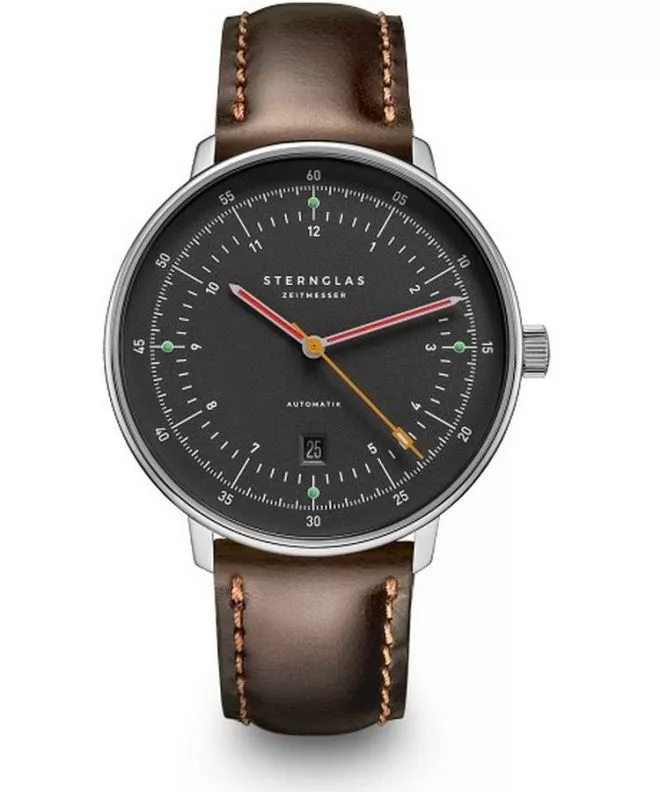Sternglas Hamburg Neugraphit Automatic watch S02-HH39-BR03