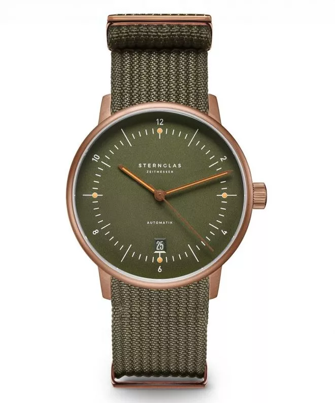 Sternglas Naos Automatik dunkelgrün bronze watch S02-NA35-FI05