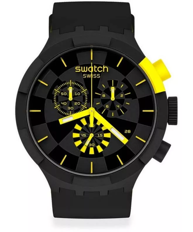 Swatch Big Bold Checkpoint Yellow Chrono watch SB02B403