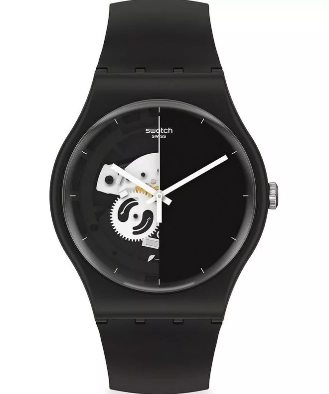 Swatch Bioceramic Live Time Black watch SO32B107