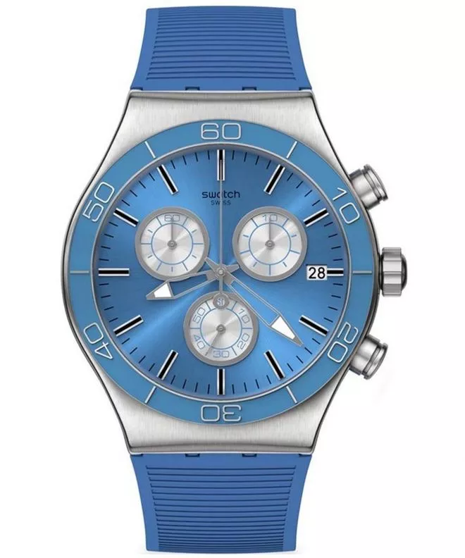 Swatch Blue Is All Chrono gents watch YVS485