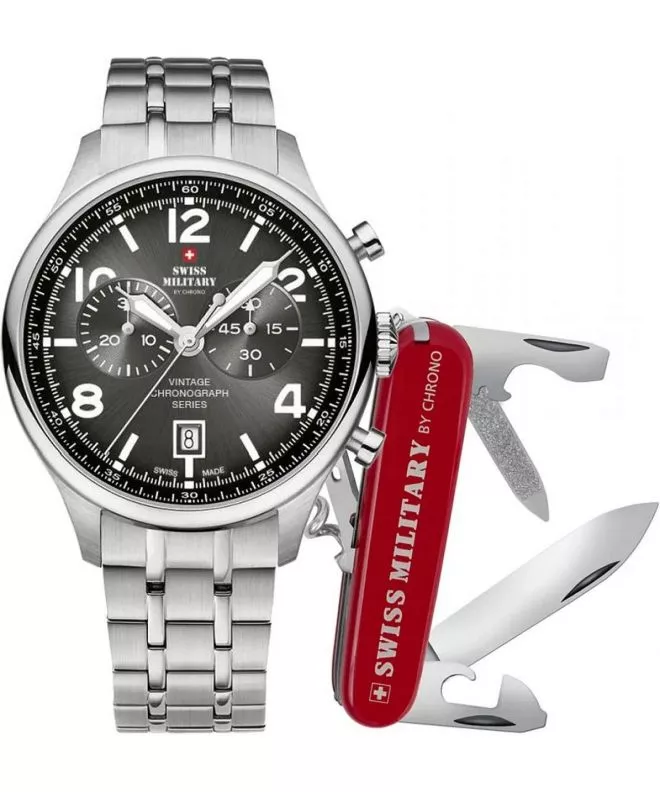 Swiss Military by Chrono Vintage Chronograph SET gents watch SM30192.01