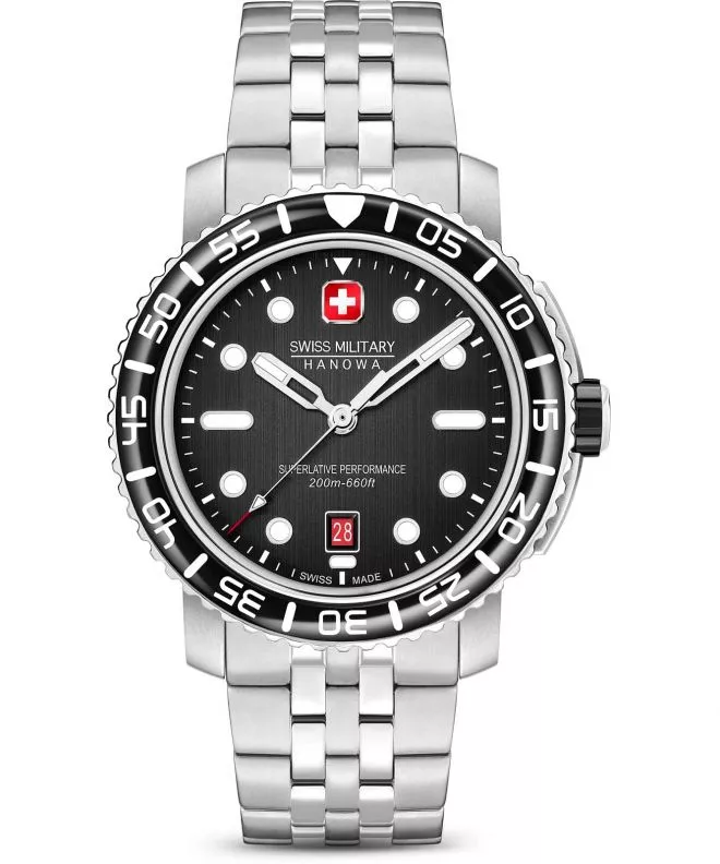 Swiss Military Hanowa Black Marlin watch SMWGH0001702