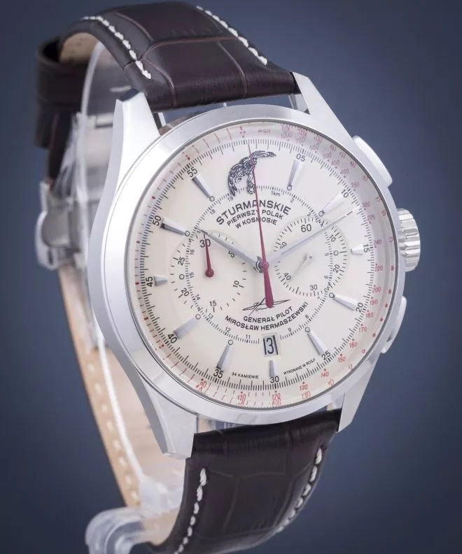 Sturmanskie Mirosław Hermaszewski Automatic Chronograph Limited Edition Men's Watch NE86-1855017H