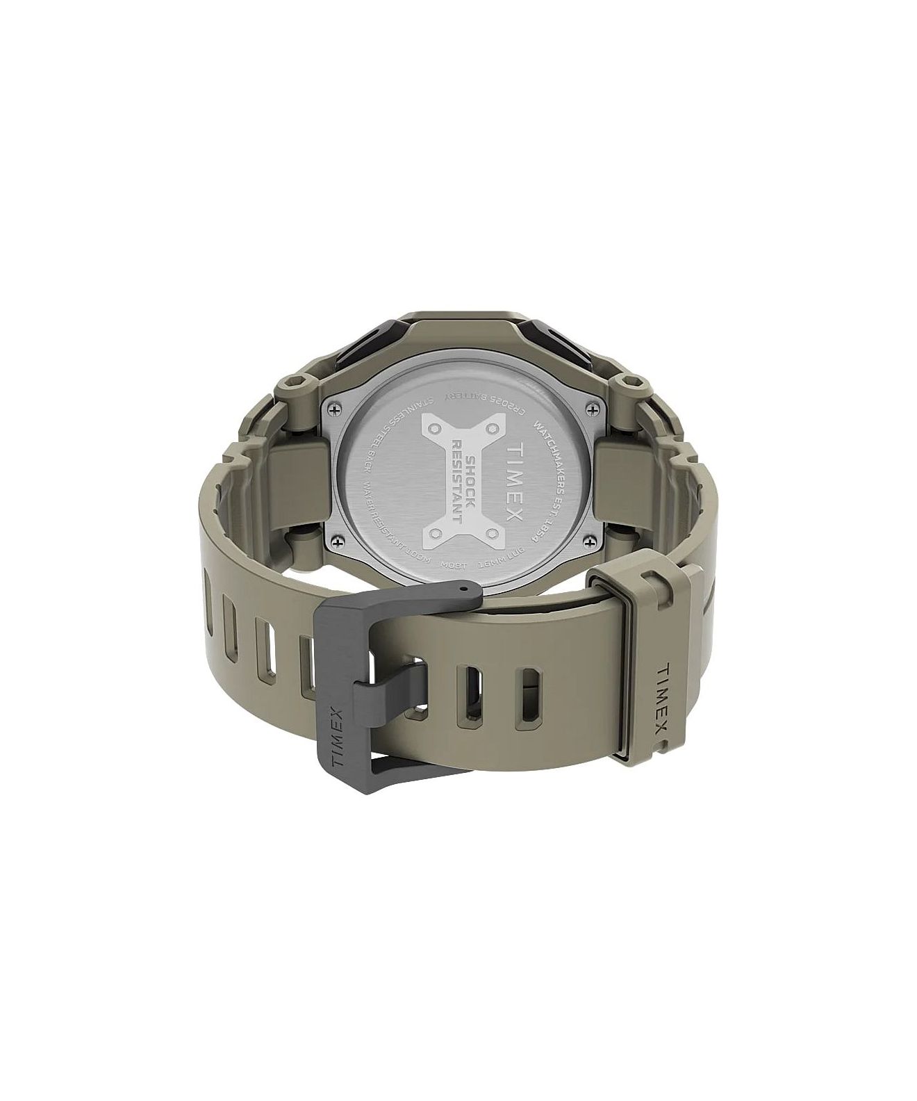 Timex Orologio Digitale Command Encounter: Quadrato 45 Mm, Cinturino Blu, Vetro Minerale, Impermeabile 100 Metri - 3