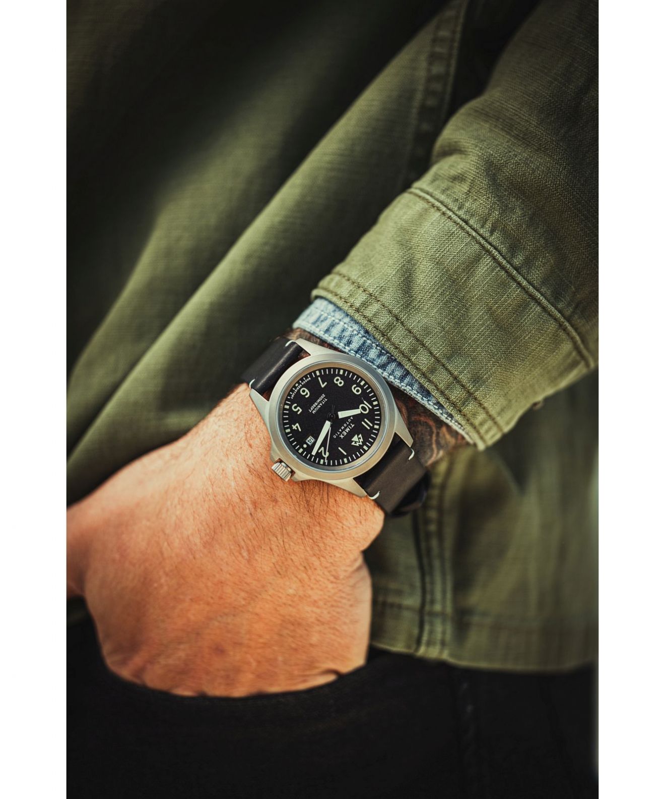 Timex Expedition North Automatic Titanium 41mm Black Dial su
