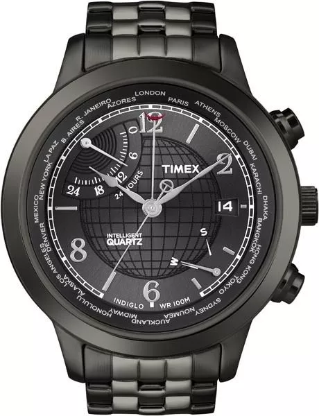Timex Traveller Series World Time Men's Watch T2N614