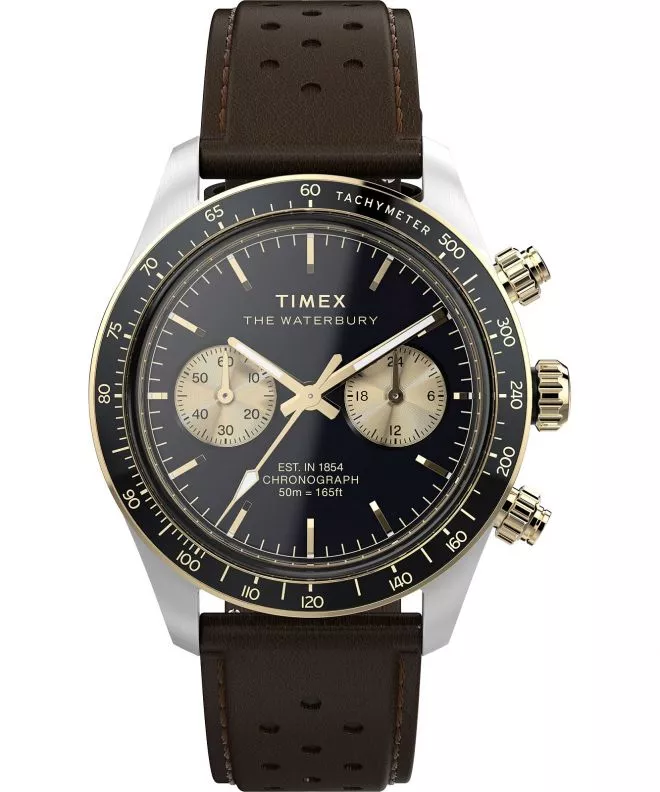 Timex Waterbury Heritage Chronograph watch TW2Y24100
