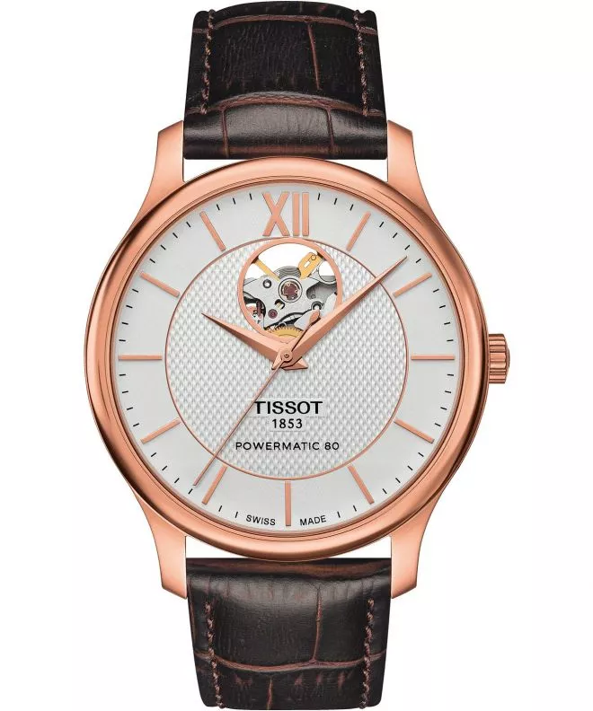 Tissot Tradition Powermatic 80 Open Heart watch T063.907.36.038.00 (T0639073603800)