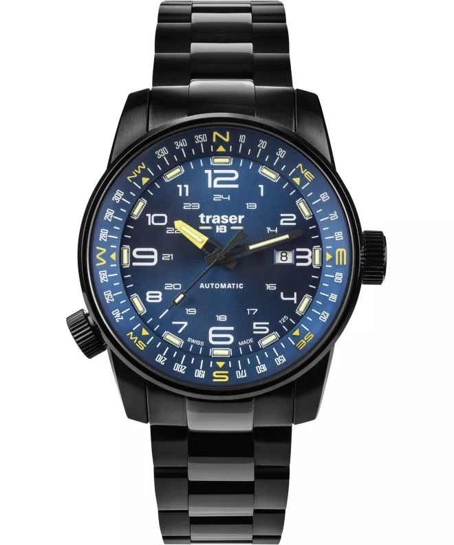 Traser P68 Pathfinder Blue Automatic SS Men's Watch TS-109523
