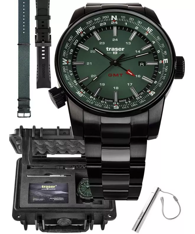 Traser P68 Pathfinder GMT Mega SET watch TS-109525-SET