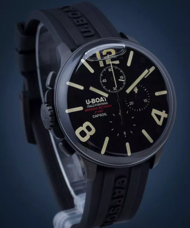 U-BOAT Capsoil DLC Chrono watch 8109-D (8109)