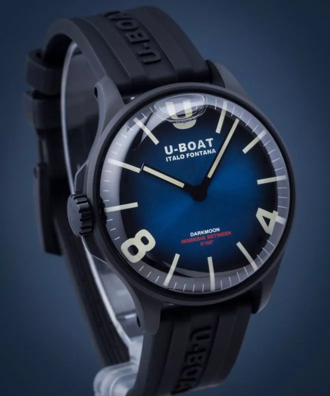 U-BOAT Darkmoon Blue IPB Soleil watch 8700-B (8700)