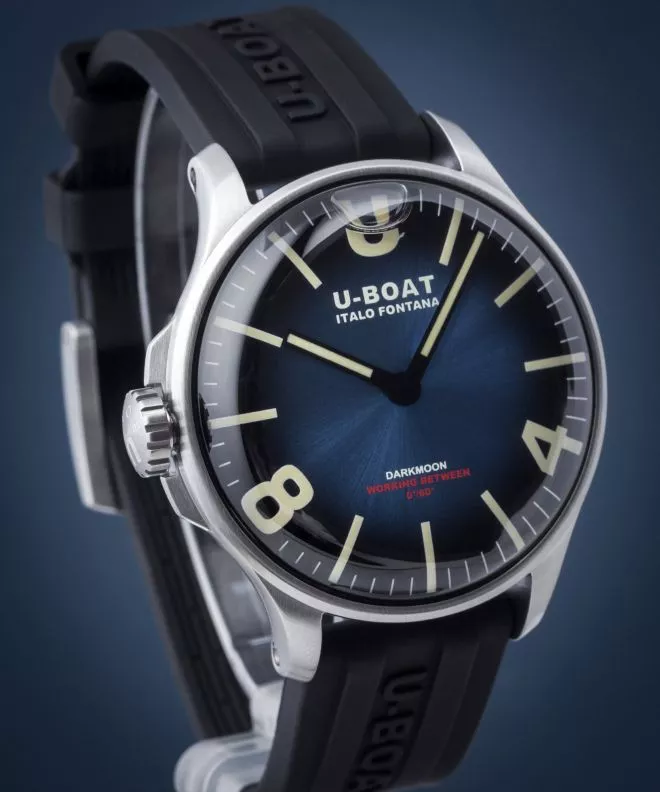 U-BOAT Darkmoon Blue SS Soleil watch 8704-C (8704-B, 8704)