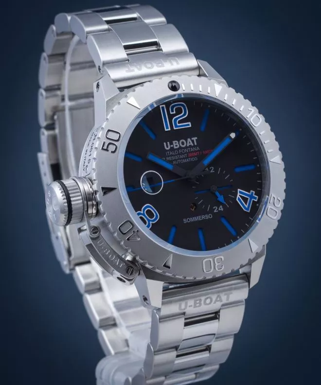 U-BOAT Sommerso Blue Metal watch 9014/MT