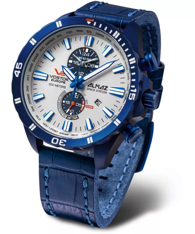 Vostok Europe Almaz Space Station Limited Edition Chronograph watch YM8J-320D657