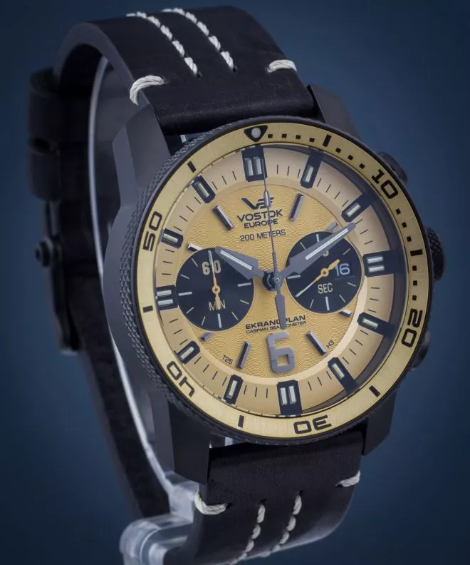 Vostok Europe Ekranoplan Chronograph Men's Watch 6S21-546C512