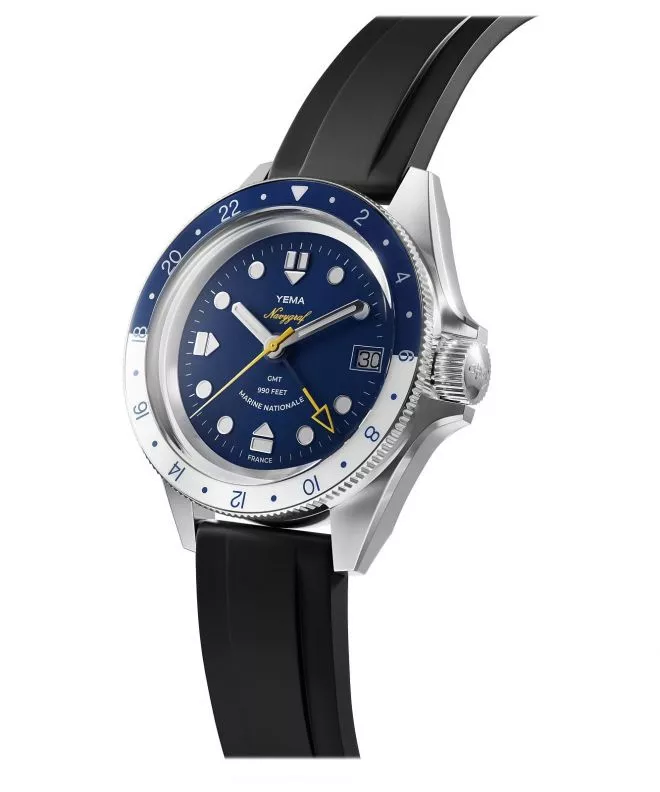 Yema Navygraf Marine Nationale Automatic GMT watch YNAV23MN-GRBS (YNAV23MN-ARBS)