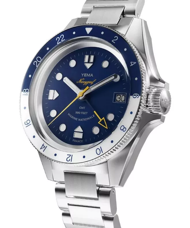 Yema Navygraf Marine Nationale GMT Automatic watch YNAV23MN-AMS