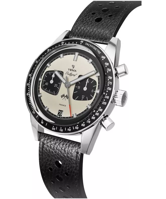 Yema YMHF1580-BA - Rallygraf Panda Chronograph Watch • Watchard.com