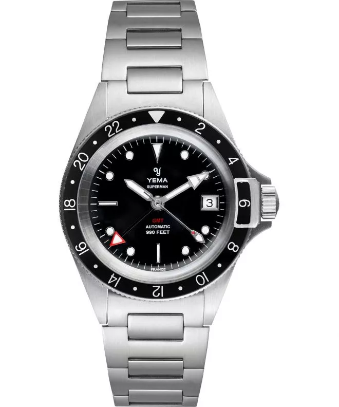 Yema Superman GMT gents watch YSUPGMT2020A39-AMS
