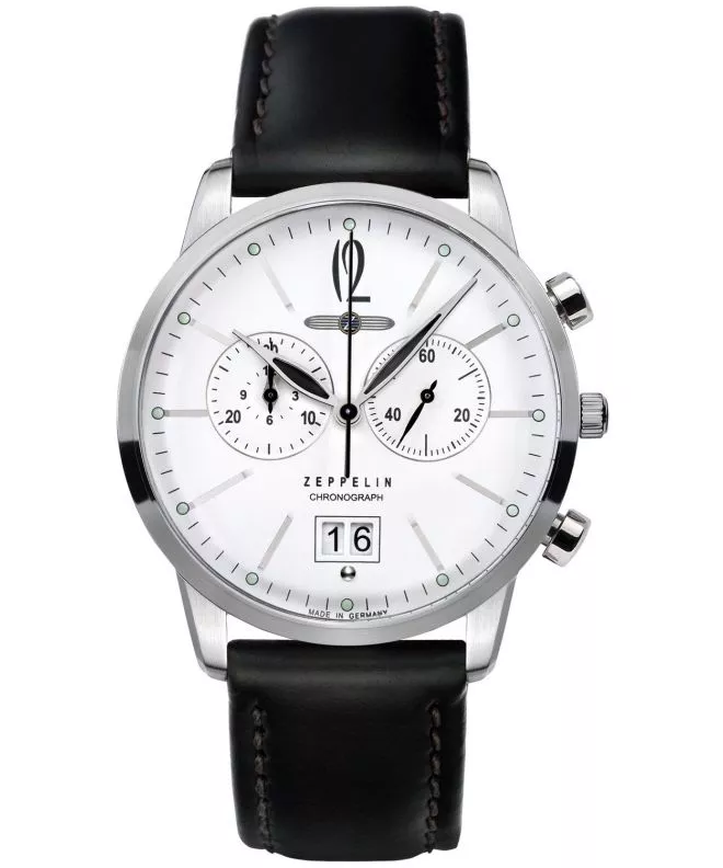 Zeppelin Flatline Chronograph Men's Watch 7386-1
