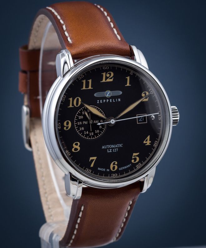 Amazon.com: Zeppelin Watches Men's Quartz Watch 7680M2 with Metal Strap,  Black, Strap : Clothing, Shoes & Jewelry