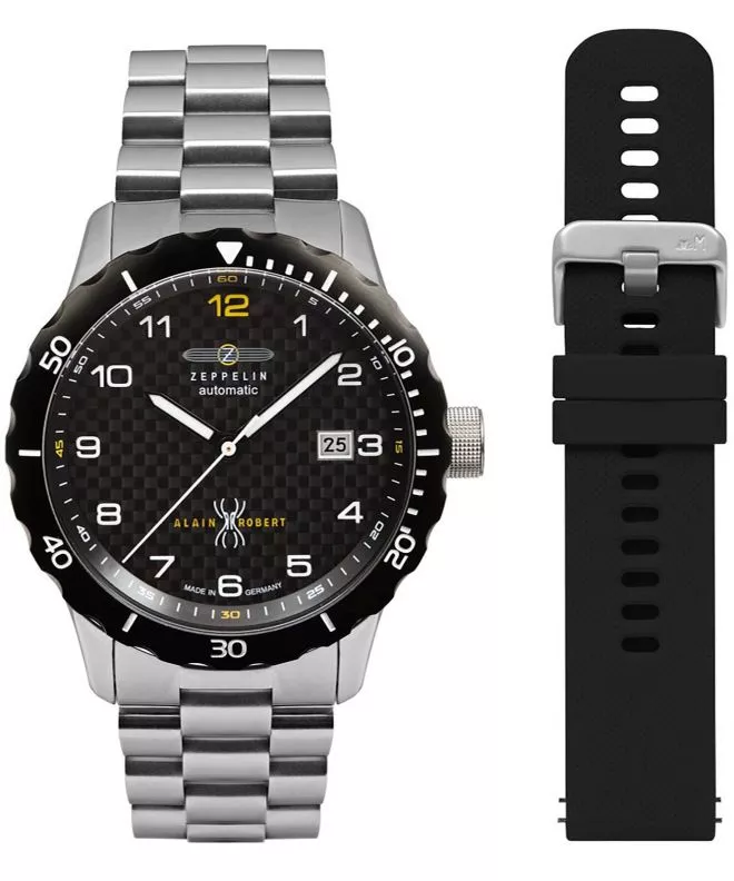 Zeppelin Night Cruise Alain Robert Automatic Limited Edition watch 7266M-5-SET