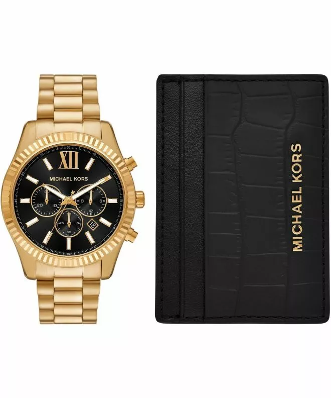 Michael Kors Lexington Chronograph SET gents watch MK9245SET