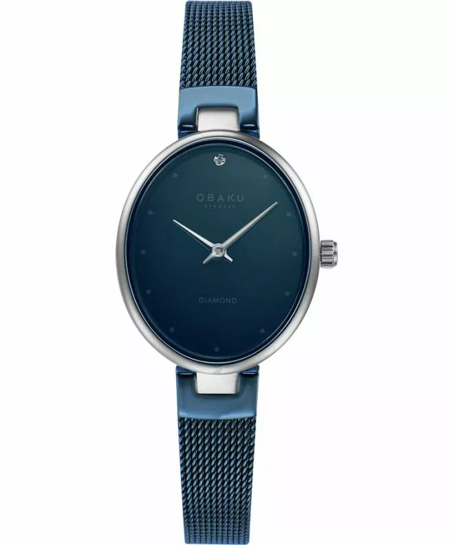 Obaku Oval Diamond ladies watch V312LXCLML