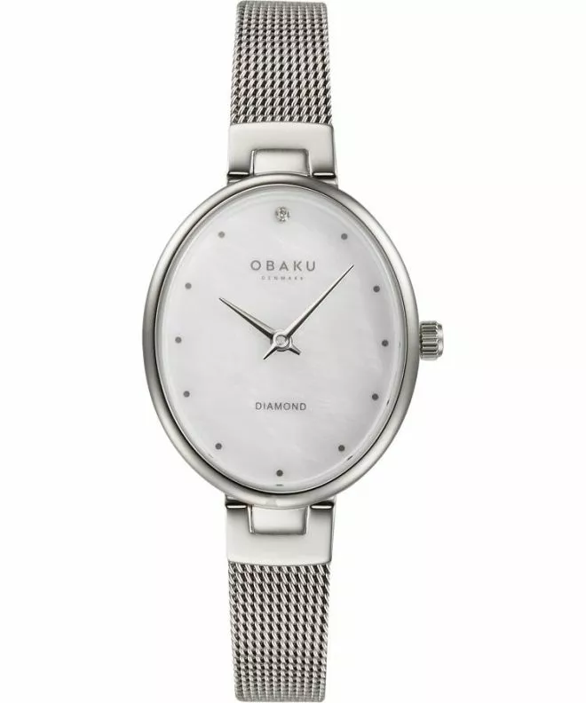 Obaku Oval Diamond ladies watch V312LXCWMC