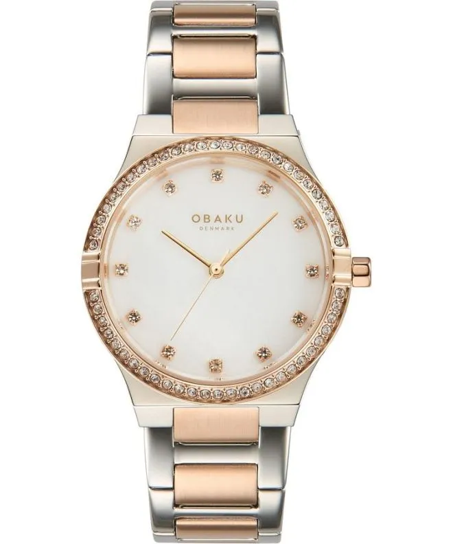 Obaku Denmark Diamond ladies watch V317LEZWSH