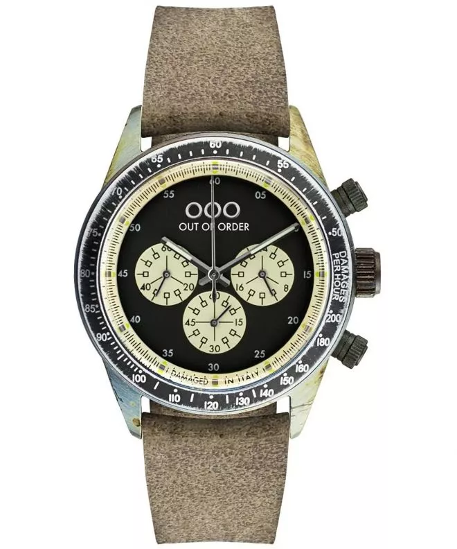 Out Of Order Cronografo Palude Black watch OOO.001-4.PA.NE