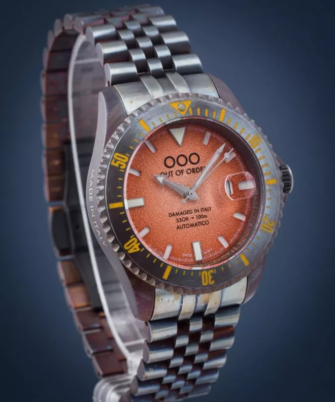 Out Of Order Swiss Automatico Orange watch OOO.001-20.AR