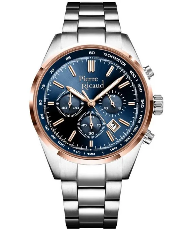Pierre Ricaud Classic Chronograph gents watch P97045.R1R5CH
