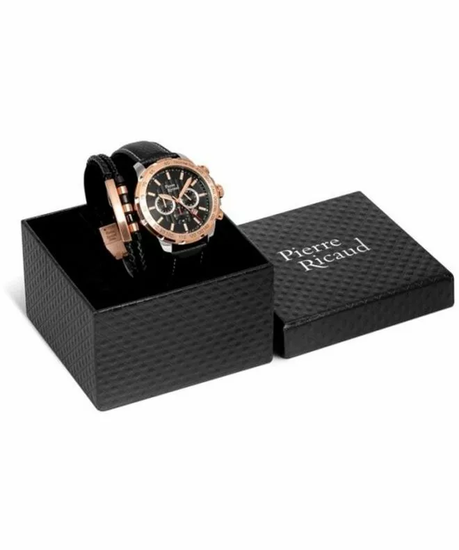 Pierre Ricaud Classic Chronograph SET gents watch P97236.R214CH627.9.BL