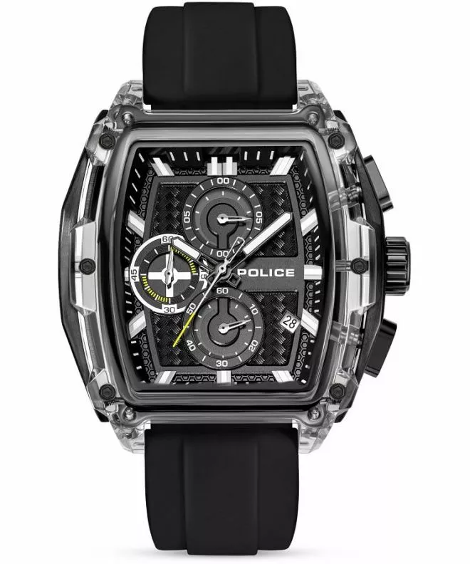 Police Clout Tank Chronograph gents watch PEWGO00778X2