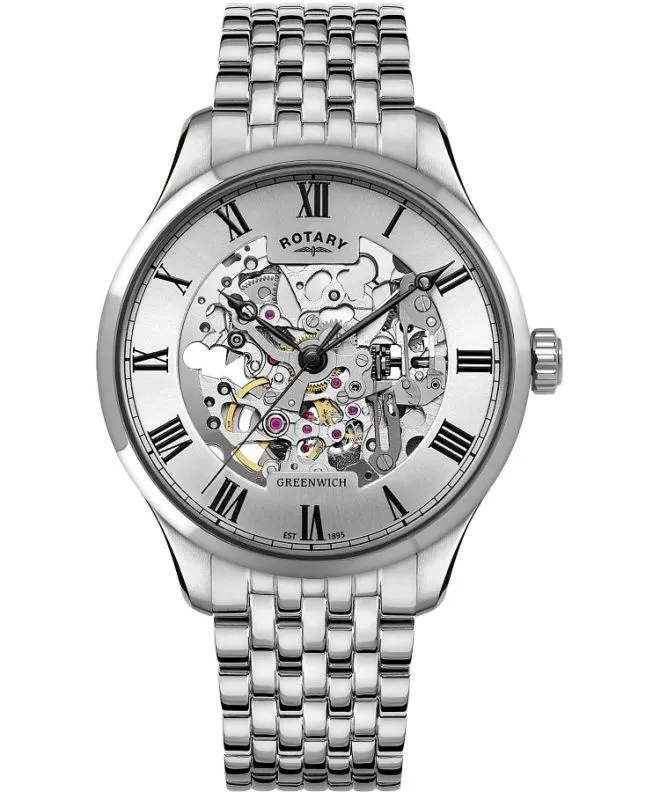 Rotary Greenwich Automatic Skeleton gents watch GB02940/06