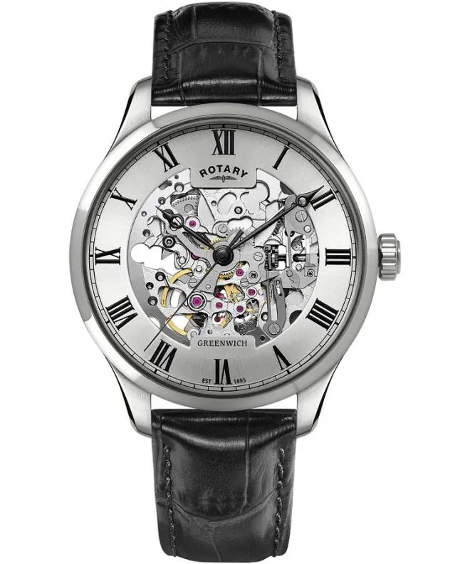 Rotary Greenwich Automatic Skeleton gents watch GS02940/06