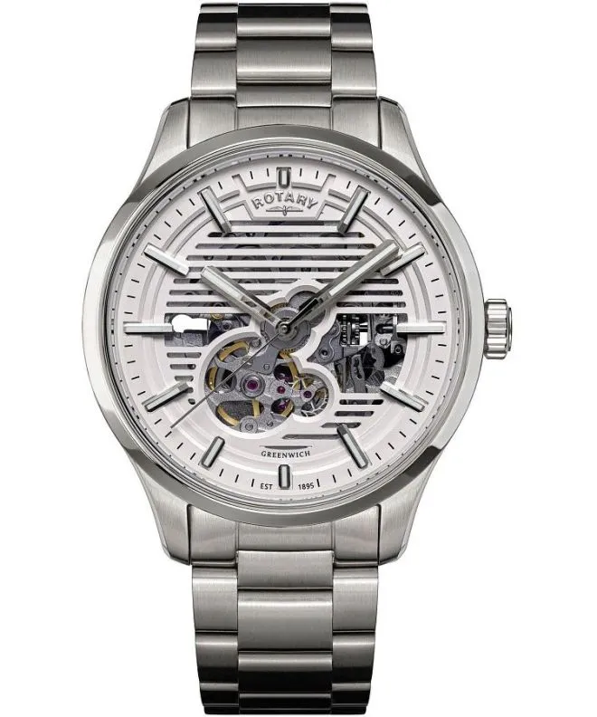 Rotary Greenwich Automatic Skeleton gents watch RGB10073/01