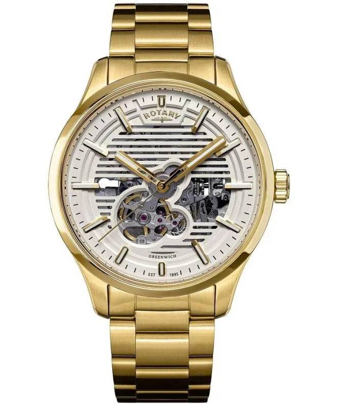 Rotary Greenwich Automatic Skeleton gents watch RGB10074/01