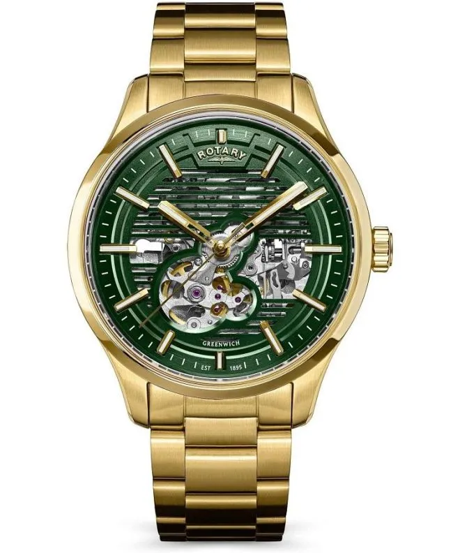 Rotary Greenwich Automatic Skeleton gents watch RGB10074/24
