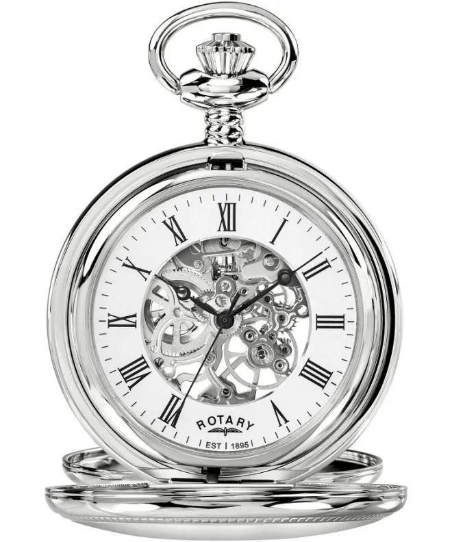 Rotary Heritage Pocket Skeleton gents pocket watch RP00726/01